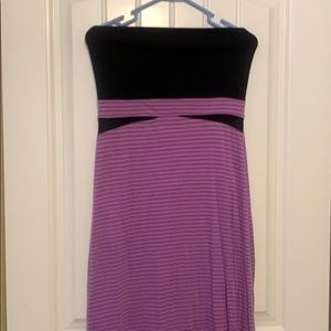 Hurley strapless maxi dress
